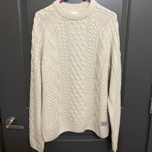 H&M Men’s Cream Knit Sweater